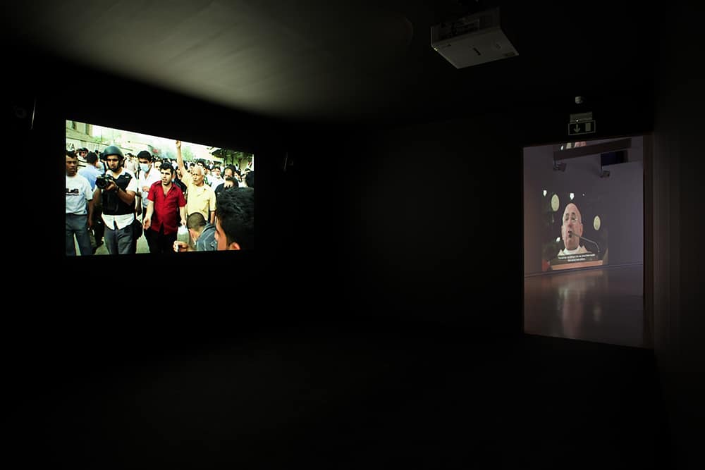 Projection installation