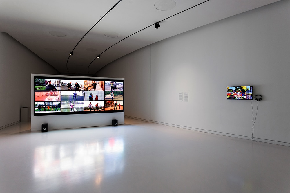 Multi-screen exhibition view