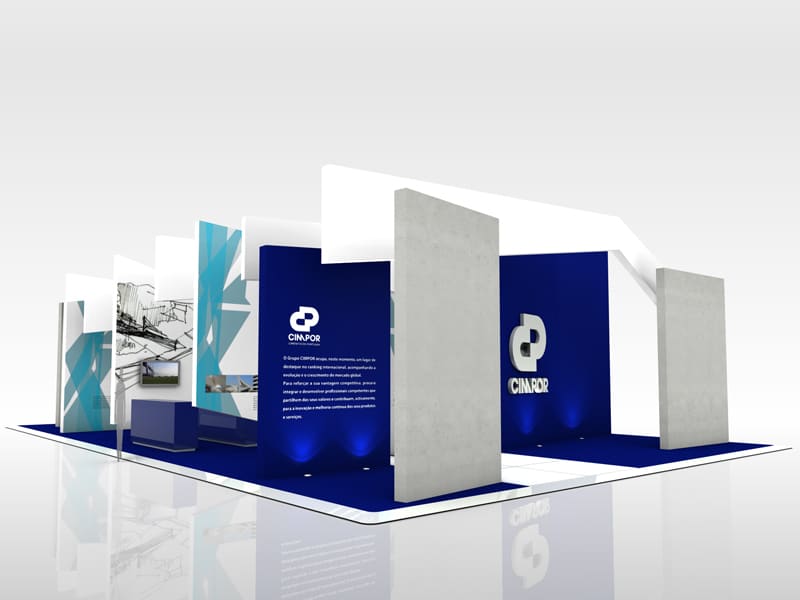3D stand design for CIMPOR CP
